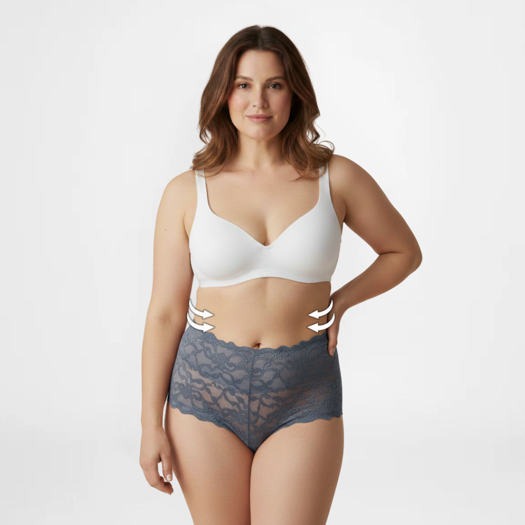LaceSeduction™ | Elegant High-Waisted Underwear | 2+3 FREE