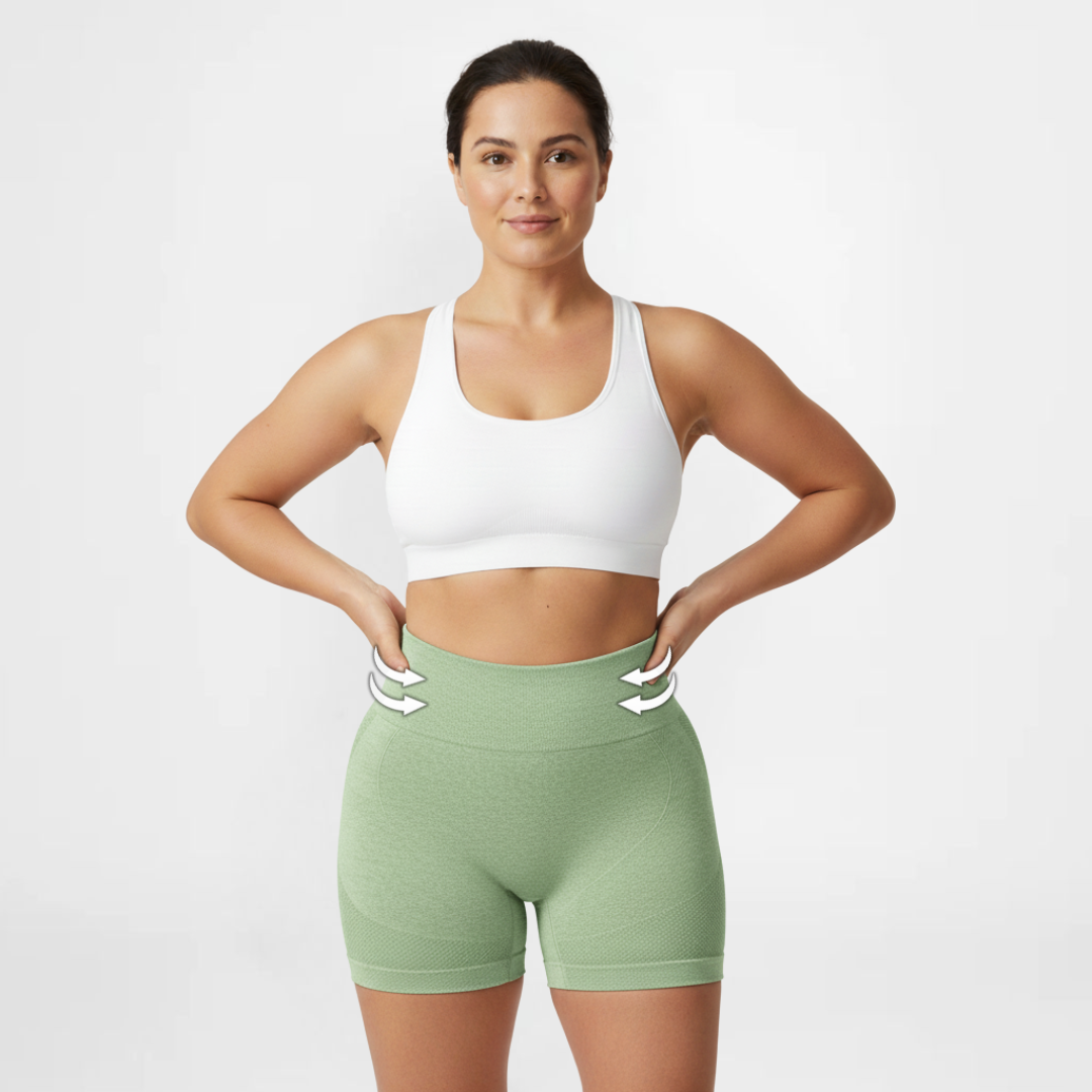 SportPro™ | Stylish High-Waisted Shorts | 1+1 FREE