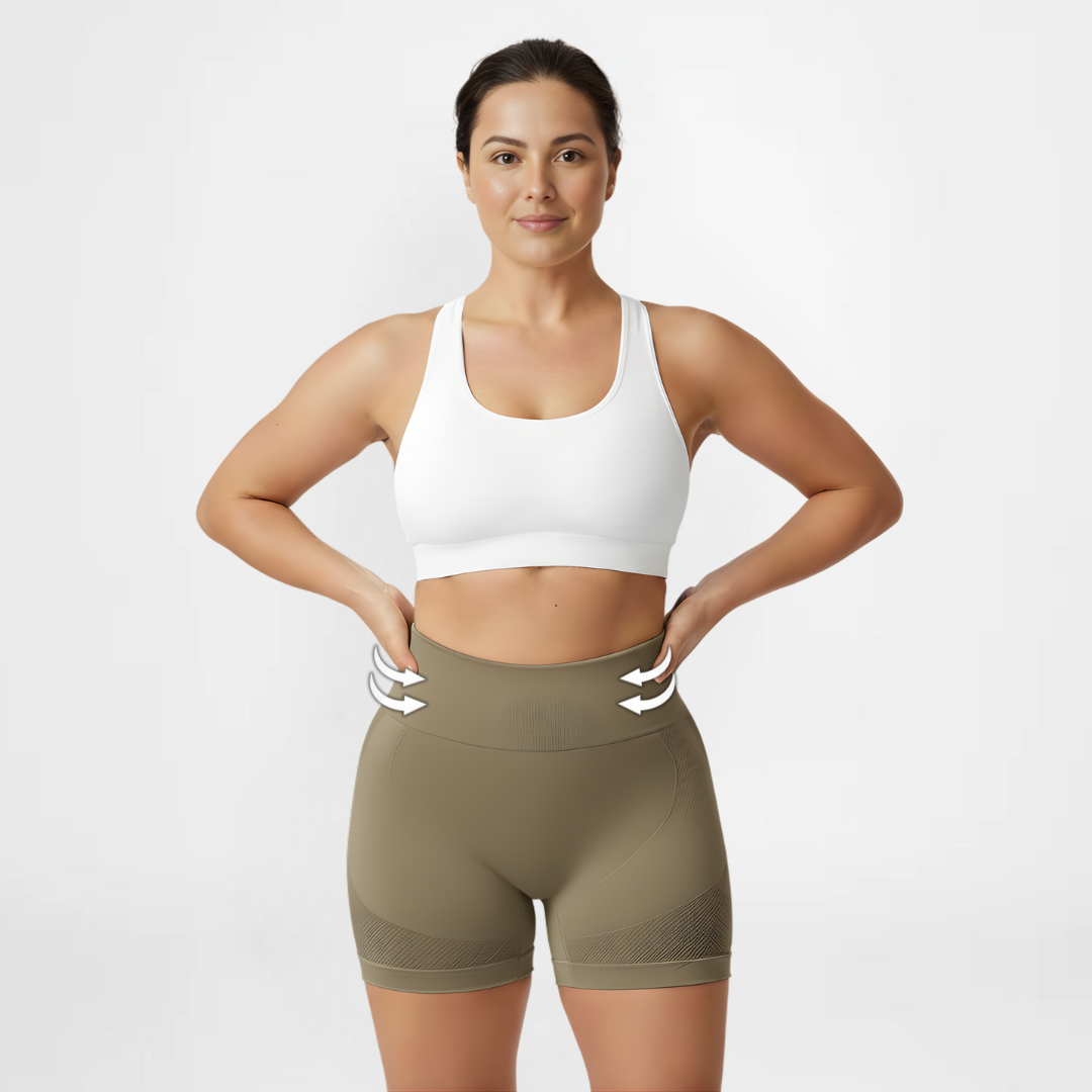 SportPro™ | Stylish High-Waisted Shorts | 1+1 FREE