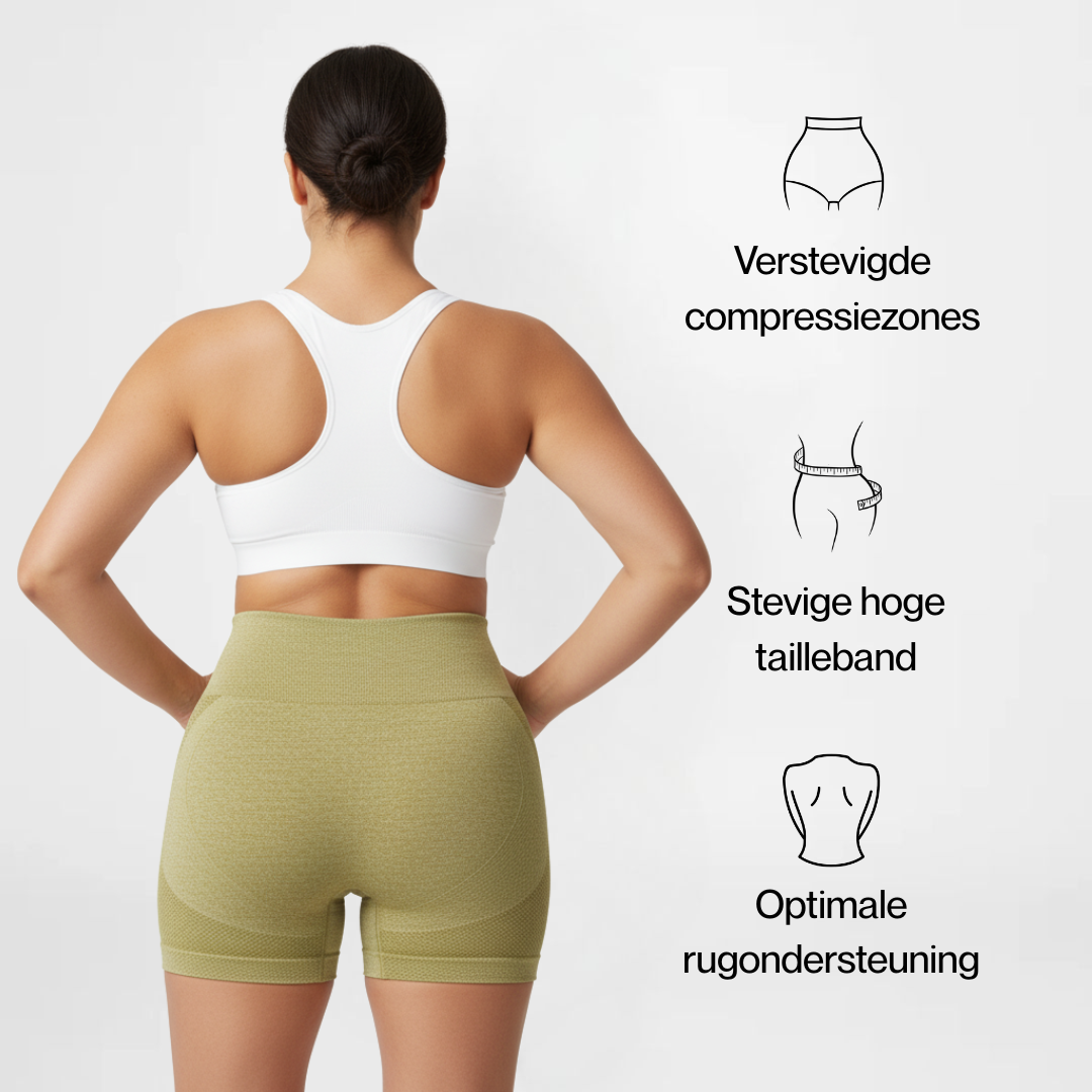 SportPro™ | Stylish High-Waisted Shorts | 1+1 FREE