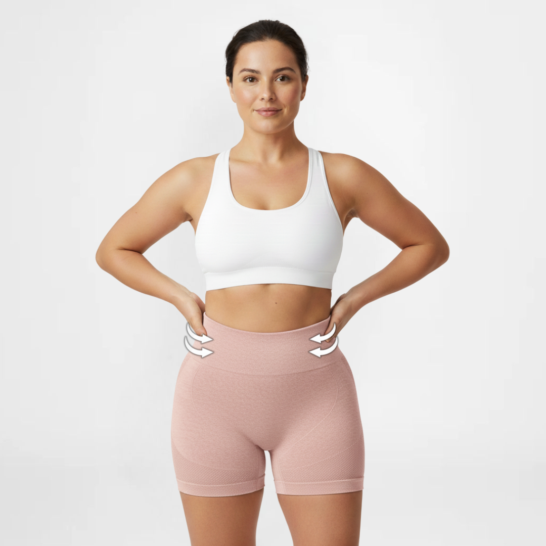 SportPro™ | Stylish High-Waisted Shorts | 1+1 FREE